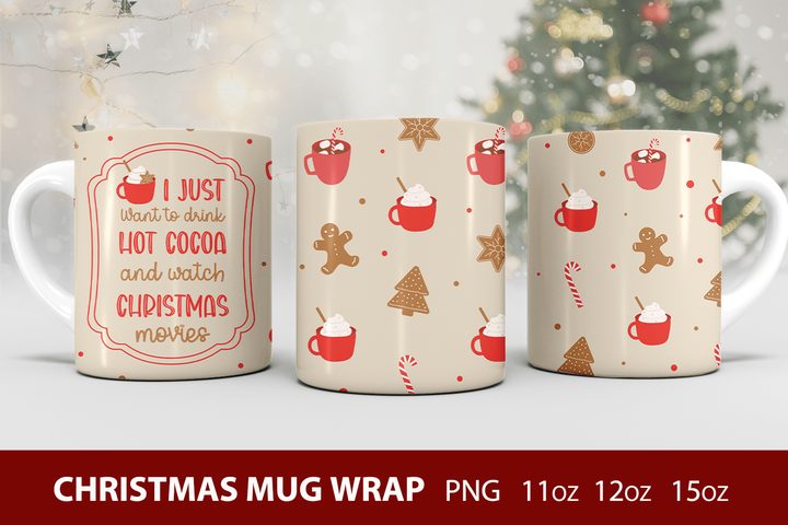 Christmas Mug Sublimation Designs 11 Oz