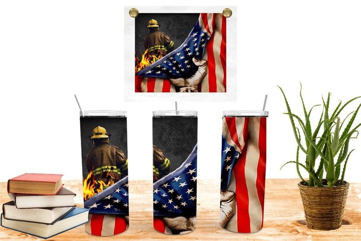 Firefighter Tumbler
